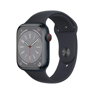 Apple Watch Series 8 Aluminium Cellular 45mm Mitternacht (Sportarmband mitternacht) *NEW*