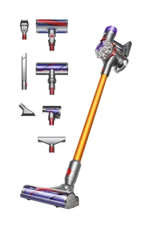 V8 Absolute beutel- und kabelloser Handstaubsauger (inkl. 3 Elektrobürsten mit Direktantrieb bzw. Softwalze und Fugendüse, mit Nickel-Cobalt-Aluminium