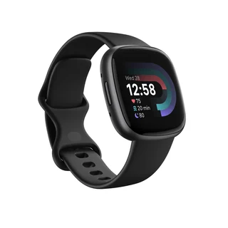 Google  Versa 4 – Smartwatch Damen / Herren – Fitness-Tracker mit integriertem GPS und Telefonfunktion, 6 Tage Akkulaufzeit, 40+ Trainingsmodi –