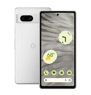 Pixel 7a – 5G-fähiges-Android-Smartphone ohne SIM-Lock, mit Weitwinkelobjektiv sowie beeindruckender Akkulaufzeit – Snow