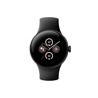 Pixel Watch 2 (LTE) Matte Black mit Sportarmband Obsidian