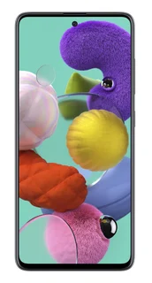 Galaxy A51 Android Smartphone ohne Vertrag, 4 Kameras, 6,5 Zoll Super AMOLED Display, 128 GB/4 GB RAM, Dual SIM, prism crush Schwarz