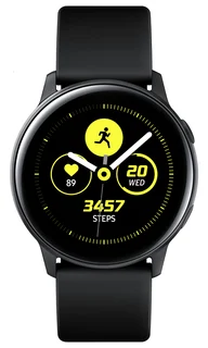 Galaxy Watch Active, Bluetooth Fitnessarmband Für Android, Fitness-Tracker, 40 mm,wassergeschützt, Schwarz (Deutche Version)