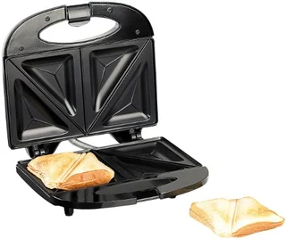 Sandwichtoaster: Antihaft-beschichteter Sandwich-Toaster für 4 Portionen, 750 Watt (Sandwitchmaker, Sandwich Toster, Waffeleisen)