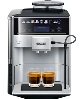 Kaffeevollautomat EQ.6 plus s300 TE653501DE, für viele Kaffeespezialitäten, Milch-Aufschäumdüse, Keramikmahlwerk, Doppeltassenfunktion, Antikalk,