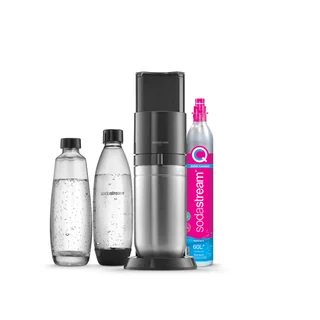 SODASTREAM DUONCB - Black DUO Machine Pack 4 Flaschen (2 DUO-Dekanter + 2 Fuse LV) + 1 CQC-Austauschzylinder