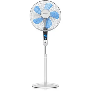 Standventilator DC Silent mit Fernbedienung + LED Display - 24 Geschwindigkeiten - Oszillation 80° - Ventilator sehr leise - Höhe verstellbar - Kopf