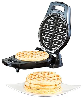 Belgische Waffeleisen: Wendbares Waffeleisen mit stufenloser Temperatur-Regelung, 875 Watt (Elektro Waffeleisen, Waffel-Backautomaten, Automat)