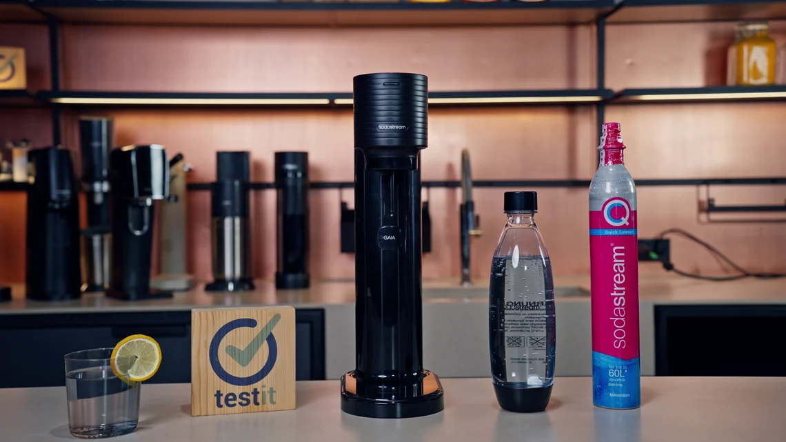 Der Lieferumfang des SodaStream Gaia ist OK, aber nicht herausragend.