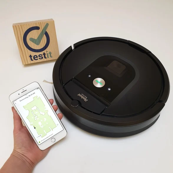 Besonders die App des iRobot Roomba 981 überzeugt mit ihrer Einfachheit und Übersichtlichkeit.