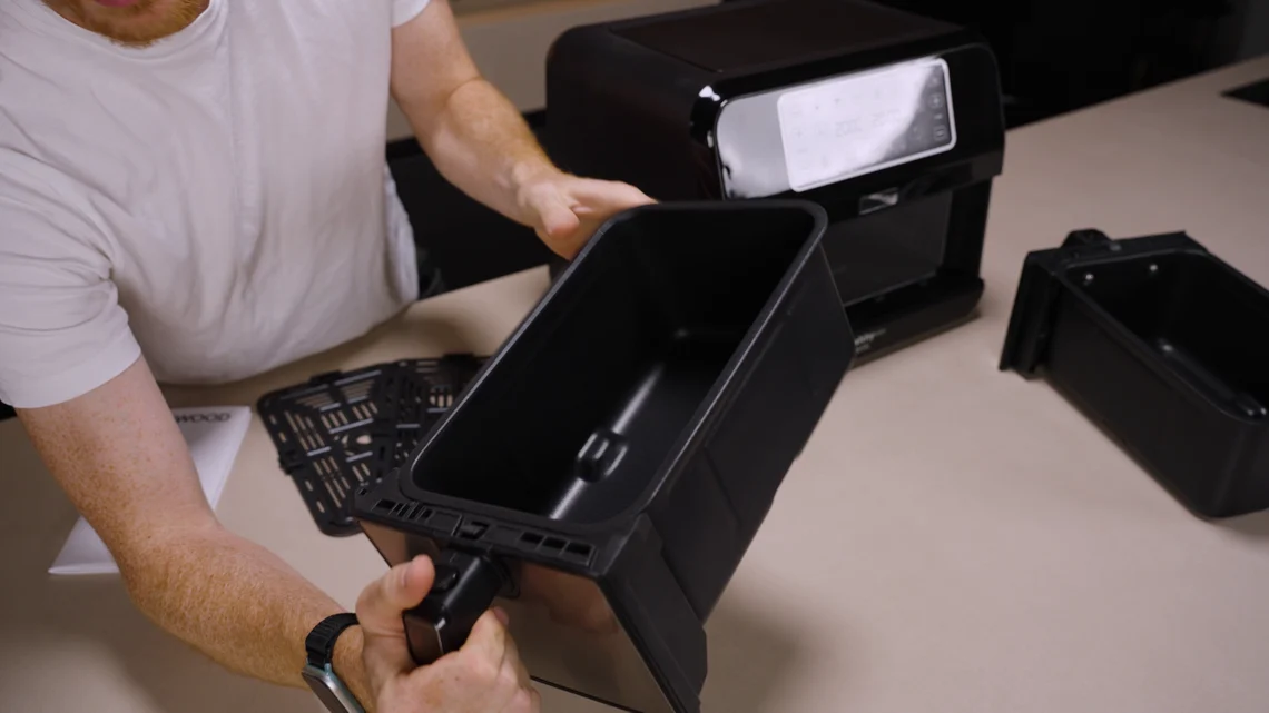 Die Frittierkörbe der Kenwood HFM20 sind einfach zu reinigen.